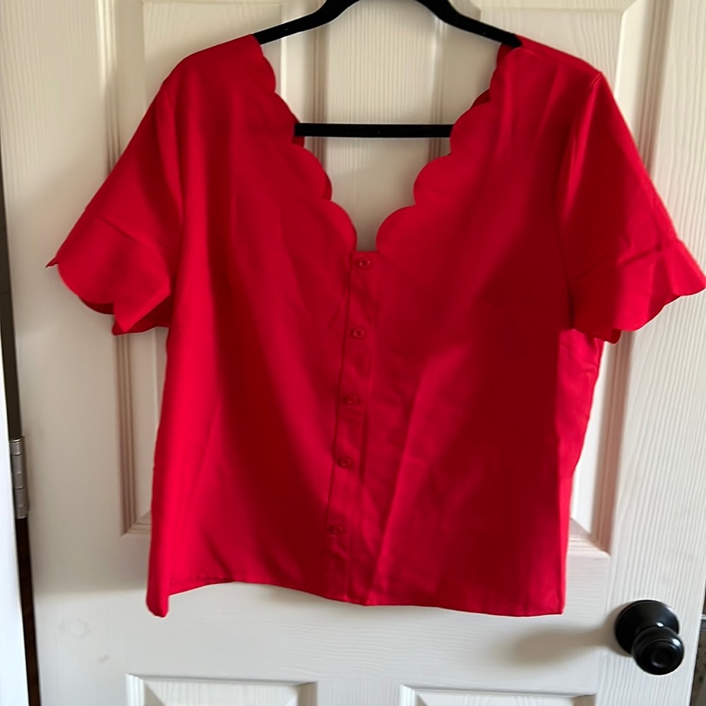 Red Crop Top